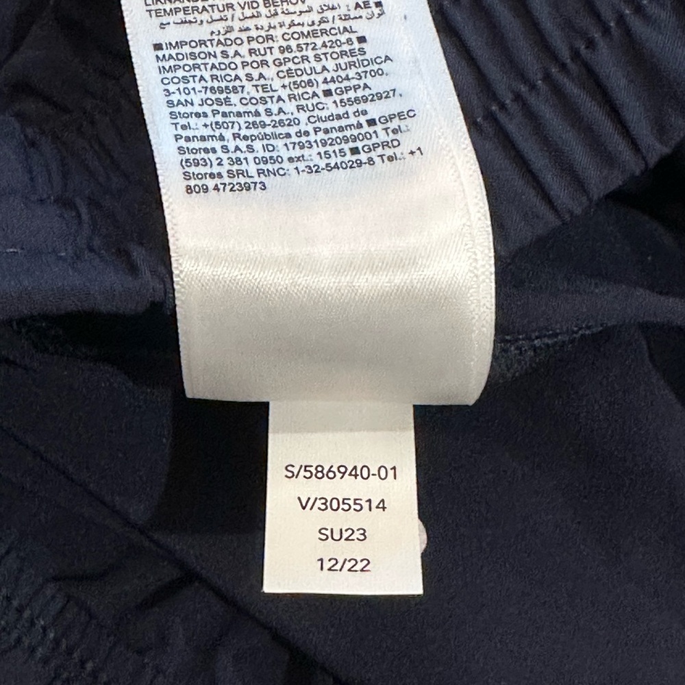 Athleta Arrival Ankle Straight Pants, Navy Blue, Size 4P - Picture 13 of 14